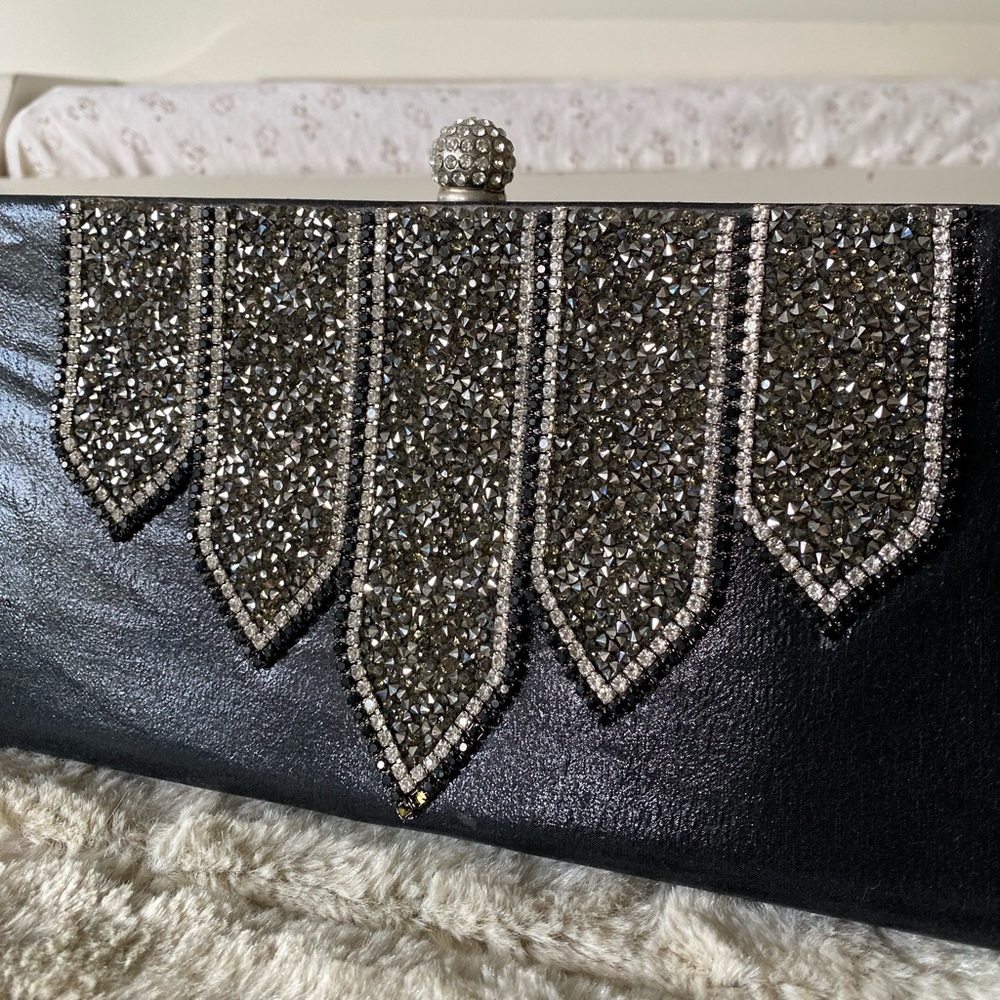 Bebe Rhinestone Clutch NWT